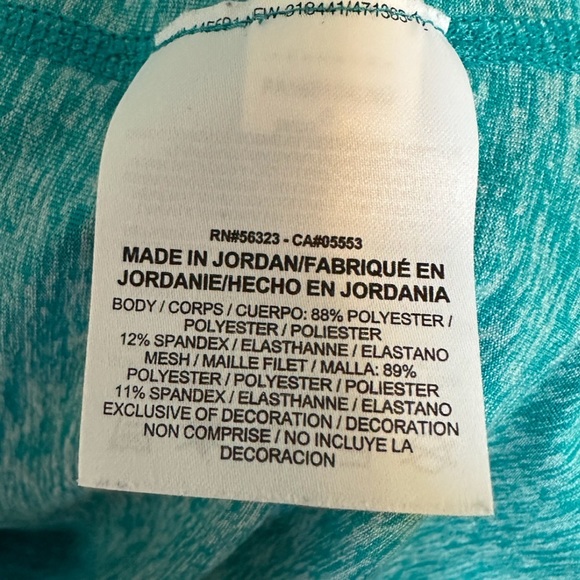 Nike Pullover Half Zip Long Sleeve Running Jacket Teal Blue Green Dri-Fit Small - Picture 5 of 7